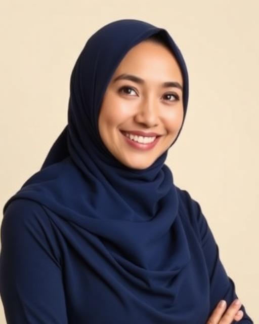 Portrait of Ustadha Aisha Karim, qualified female Quran teacher at Quran Sciences